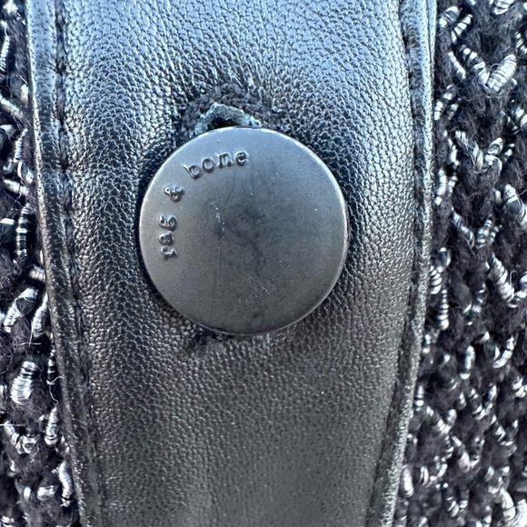 rag & bone WOMEBS large a as Black and Gray Bomber Jacket - Picture 3 of 10